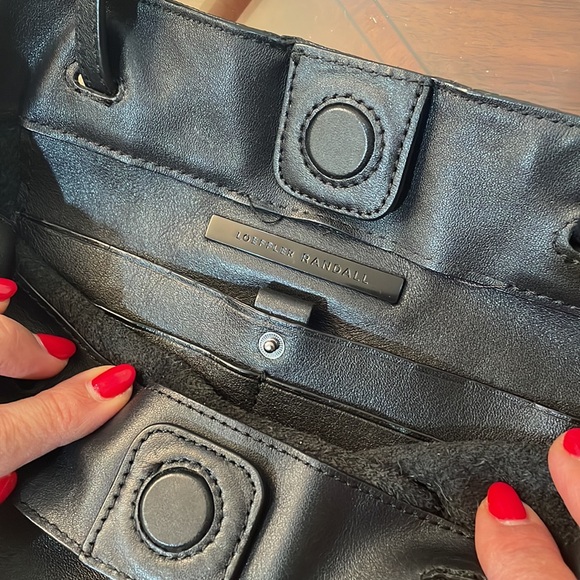 Loeffler Randall-vintage tote bag. - Picture 6 of 7